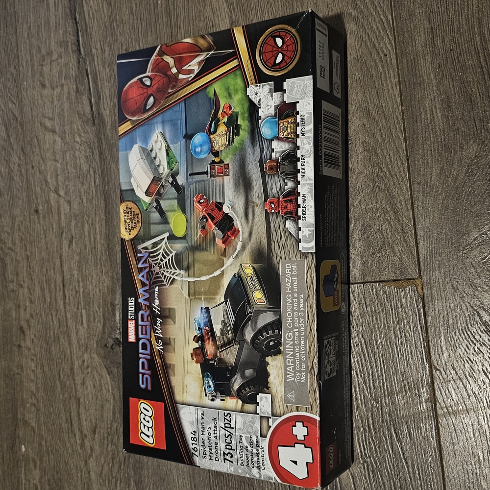 LEGO Spider-Man Set with Red and Black Pieces